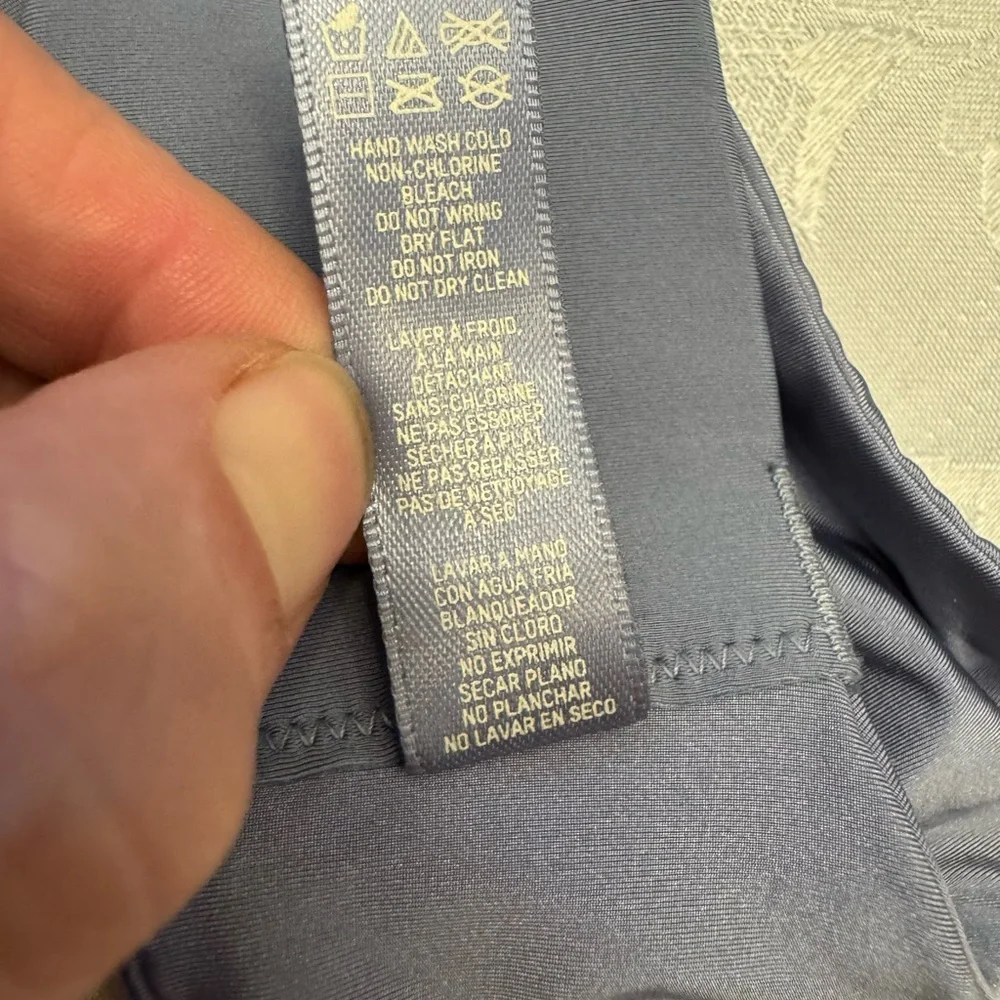 Skims‎ bra 44DD Fits Everyone T shirt bra underwire stretch blue gray 158973